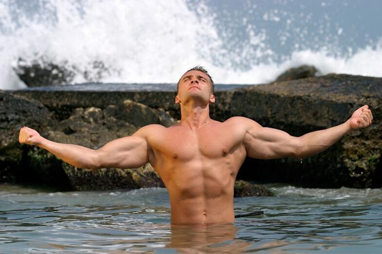 Un homme avec une puissance puissante