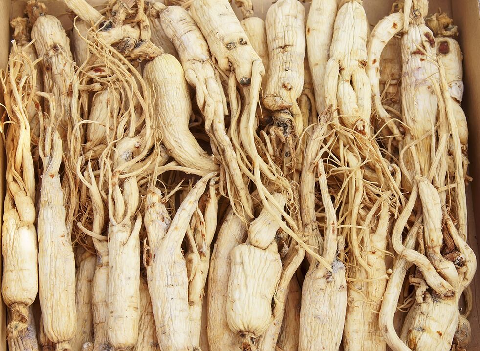 Sur la base de la racine de ginseng, vous pouvez préparer une décoction améliorant la puissance