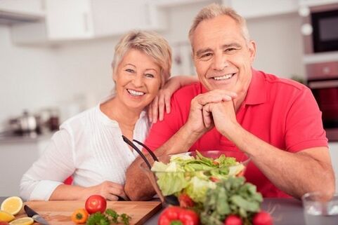 salade de légumes pour augmenter la puissance après 60 ans