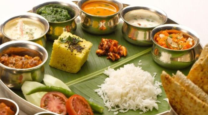 options de menu pour la journée